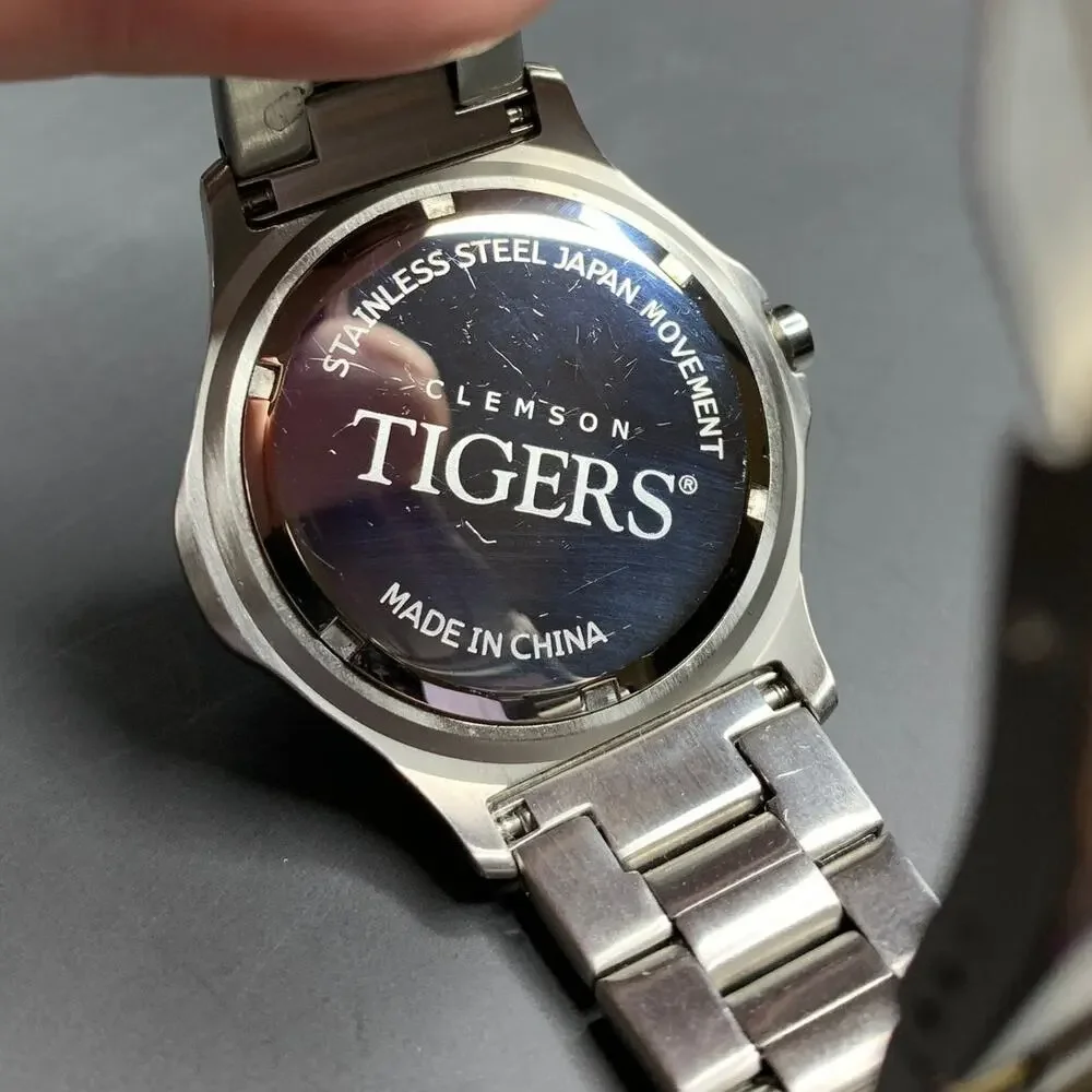 Clemson Tigers Competitor AnonChrome Color Bezel Watch